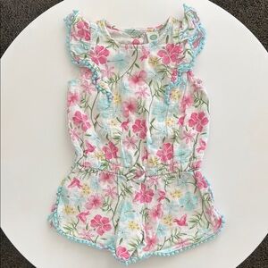 Little Me Floral Romper 2T